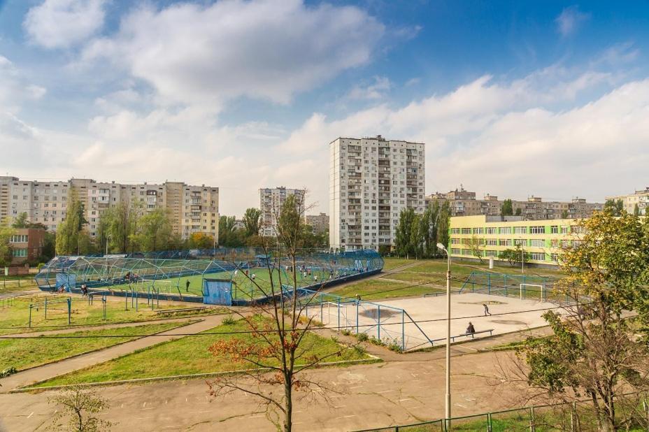Квартира По Адресу Приозерная 8 Б Оболонь Kijev Kültér fotó